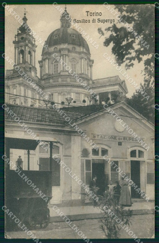 Torino Città Superga Basilica cartolina MZ6568 – fronte
