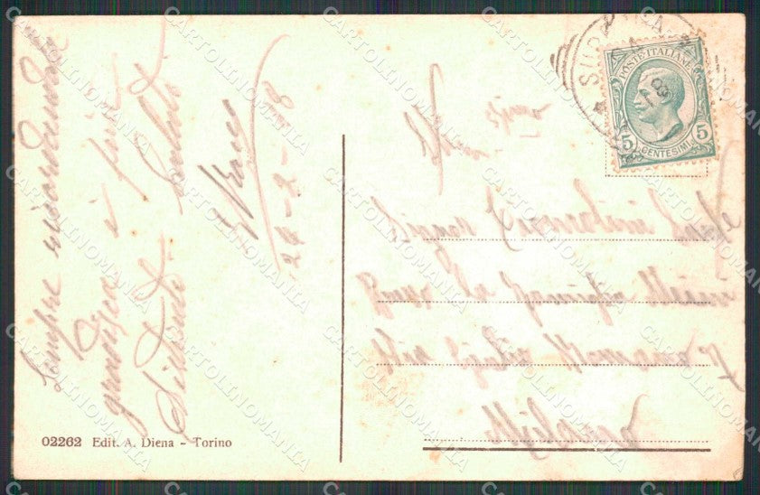 Torino Città Superga Basilica cartolina MZ6568 – retro