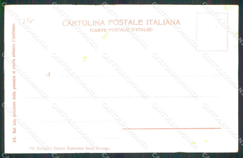 Torino Città Saluto da Superga Stazione cartolina MZ6571 – retro