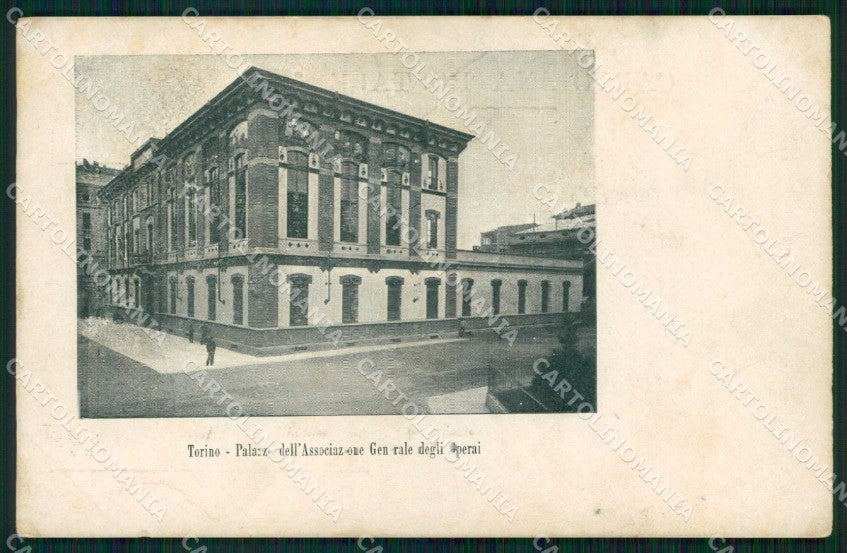 Torino Città Palazzo Associazione Generale Operai cartolina MZ6581 – fronte