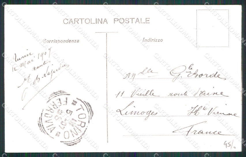 Torino Città Saluto da Panorama Mary Poppins cartolina MZ6607 – retro