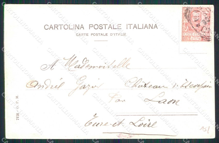 Torino Città Saluti da Piazze Monumenti cartolina MZ6616 – retro