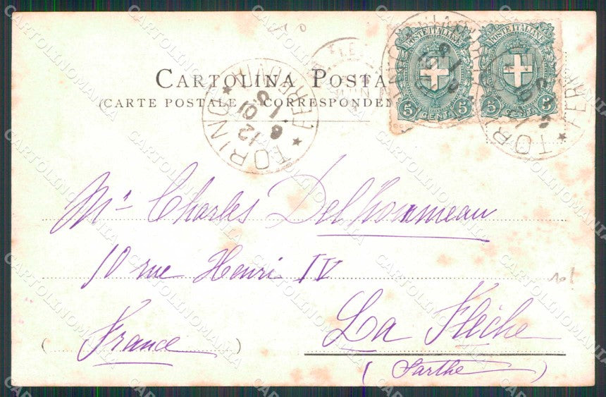 Torino Città Porta Palazzo Mercato Piazza Emanuele Filiberto cartolina MZ6637 – retro