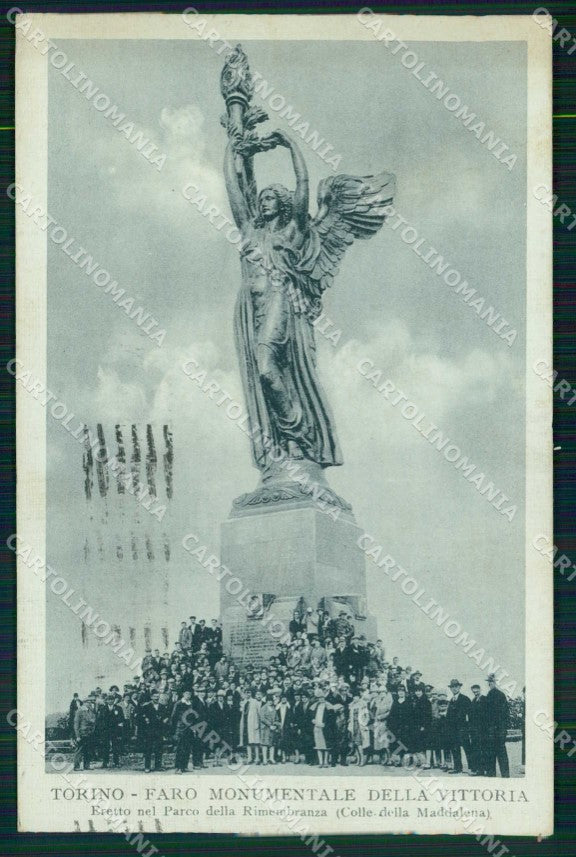 Torino Città Faro Monumentale della Vittoria cartolina MZ6665 – fronte