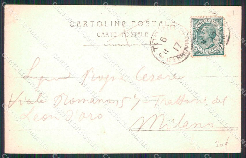 Torino Città Via Roma Tram Pasticceria cartolina MZ6670 – retro