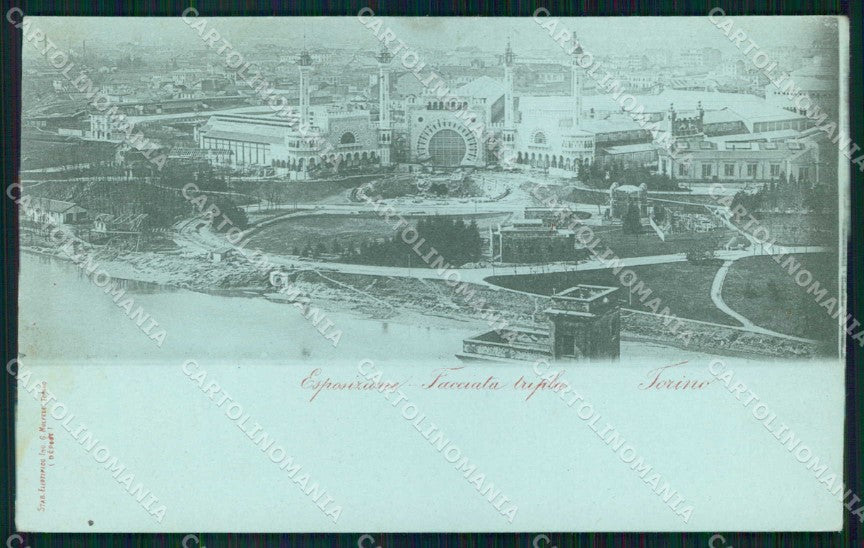 Torino Città Esposizione Facciata Tripla cartolina MZ6686 – fronte