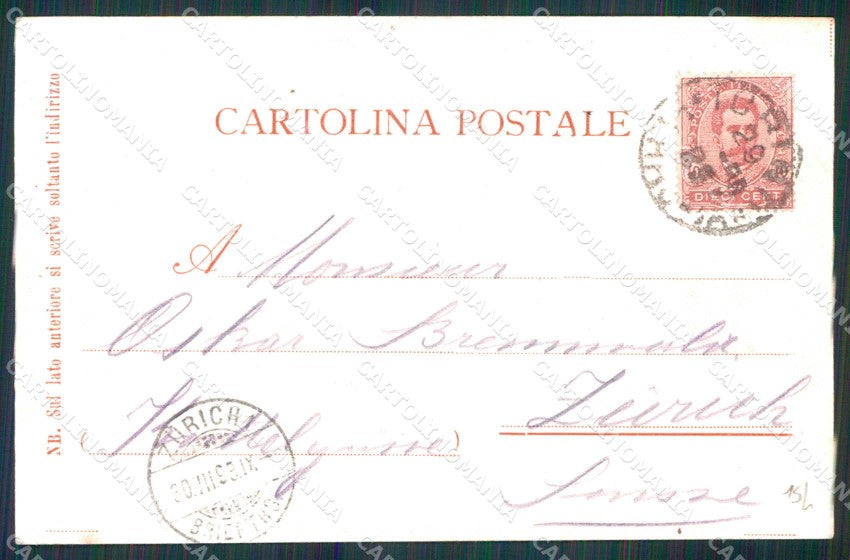 Torino Città Esposizione Galleria Belle Arti Batterie Siciliane cartolina MZ6689 – retro