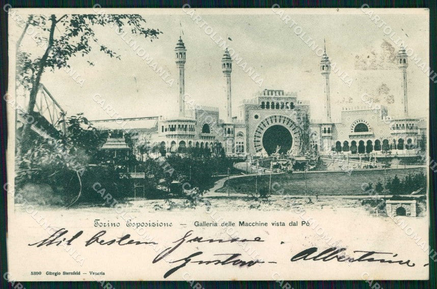 Torino Città Esposizione Galleria Macchine cartolina MZ6690 – fronte