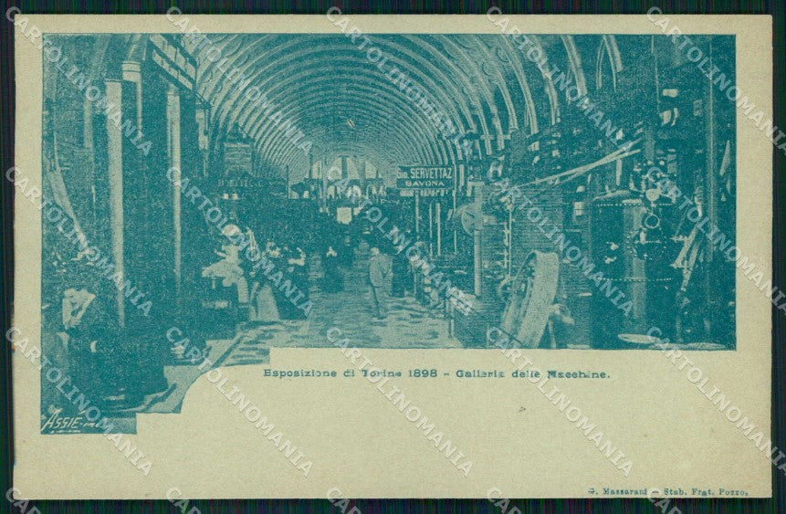 Torino Città Esposizione Galleria Macchine cartolina MZ6691 – fronte