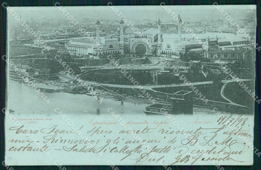 Torino Città Esposizione Facciata Tripla cartolina MZ6692 – fronte