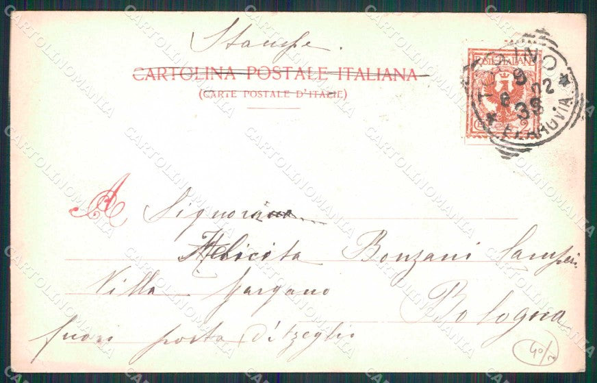 Torino Città Ricordo di Convegno Ciclo Automobilistico TCI cartolina MZ6699 – retro