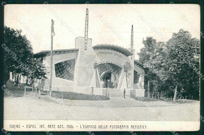 Torino Città Esposizione Arte Edificio Fotografia Artistica cartolina MZ6705 – fronte