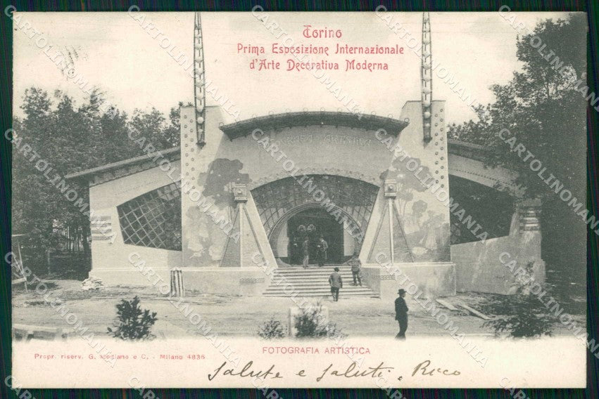 Torino Città Esposizione Arte Fotografia Artistica Modiano 4836 cartolina MZ6792 – fronte