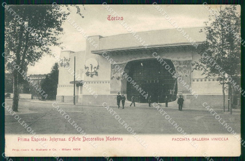 Torino Città Esposizione Arte Galleria Vinicola Modiano 4904 cartolina MZ6811 – fronte
