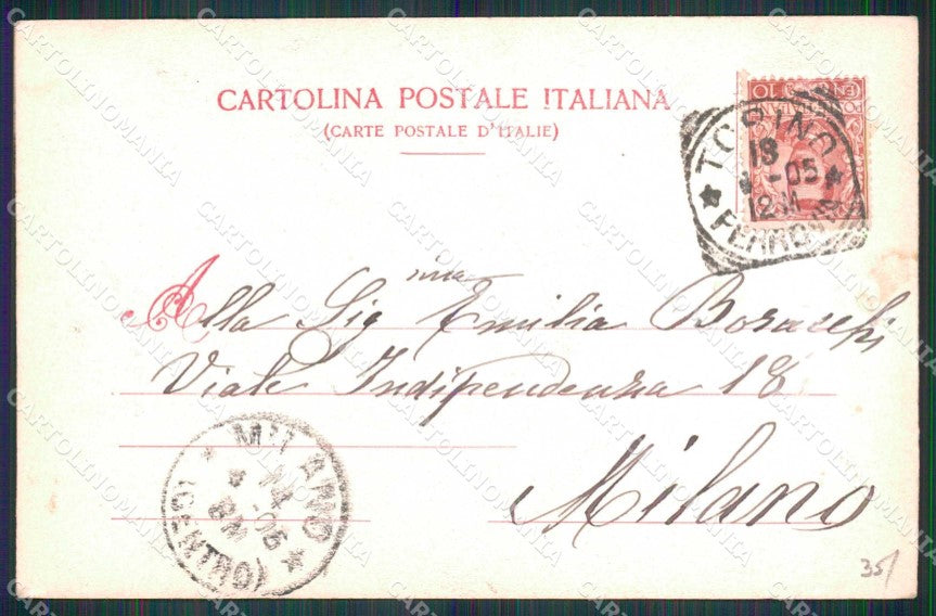 Torino Città Esposizione Arte Villino Italia Modiano 4906 cartolina MZ6813 – retro