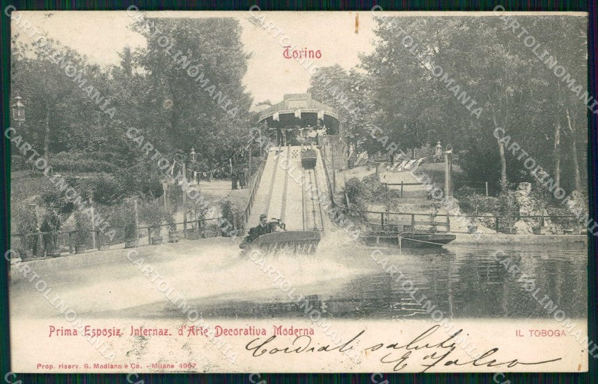 Torino Città Esposizione Arte Toboga Modiano 4907 cartolina MZ6816 – fronte