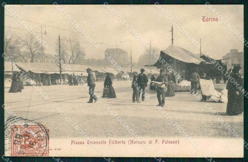 Torino Città Porta Palazzo Mercato Modiano 4161 cartolina MZ6828 – fronte