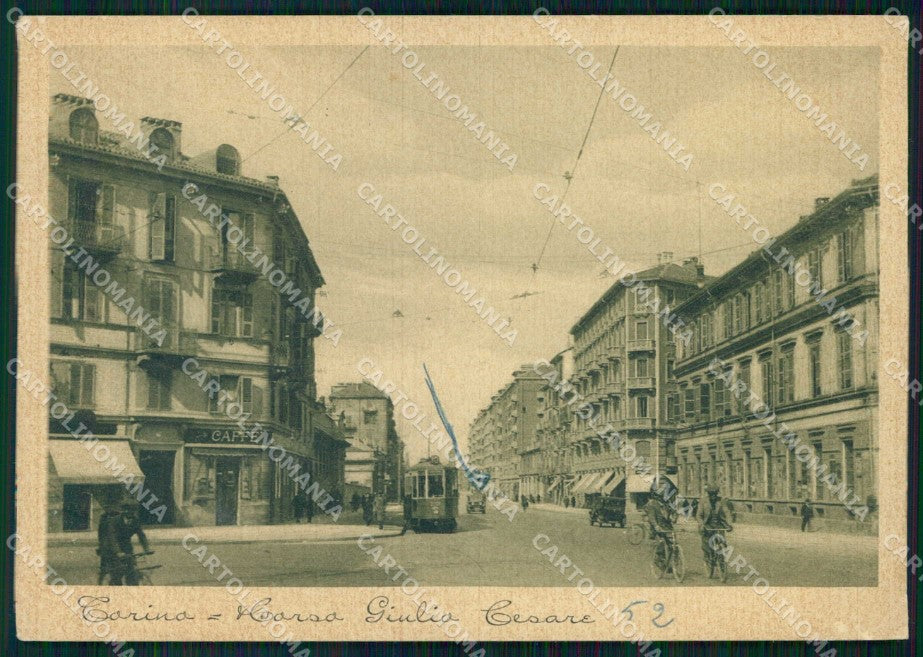 Torino Città Corso Giulio Cesare Tram FG cartolina MZ6834 – fronte
