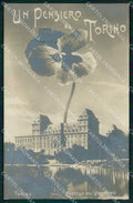 Torino Città Pensiero da Castello del Valentino Foto cartolina MZ6845 – fronte
