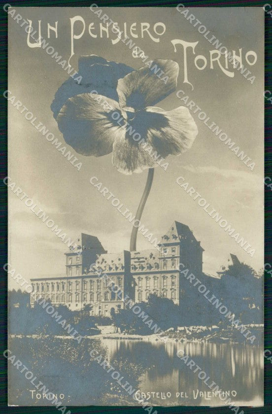 Torino Città Pensiero da Castello del Valentino Foto cartolina MZ6845 – fronte