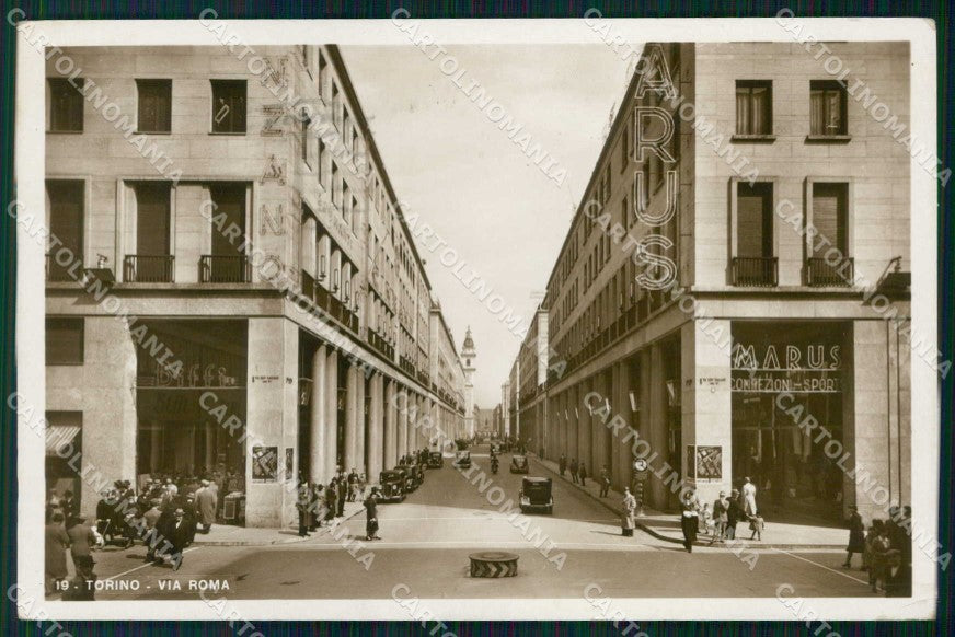 Torino Città Via Roma Foto cartolina MZ6848 – fronte