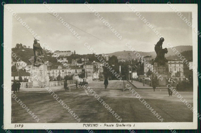 Torino Città Ponte Umberto I Foto cartolina MZ6854 – fronte