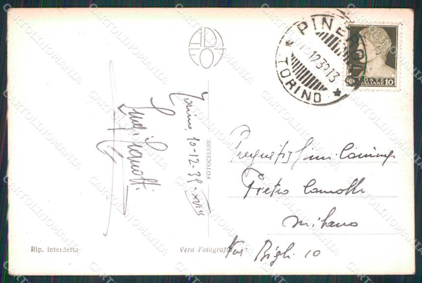 Torino Città Fiume Po Barche Foto cartolina MZ6857 – retro