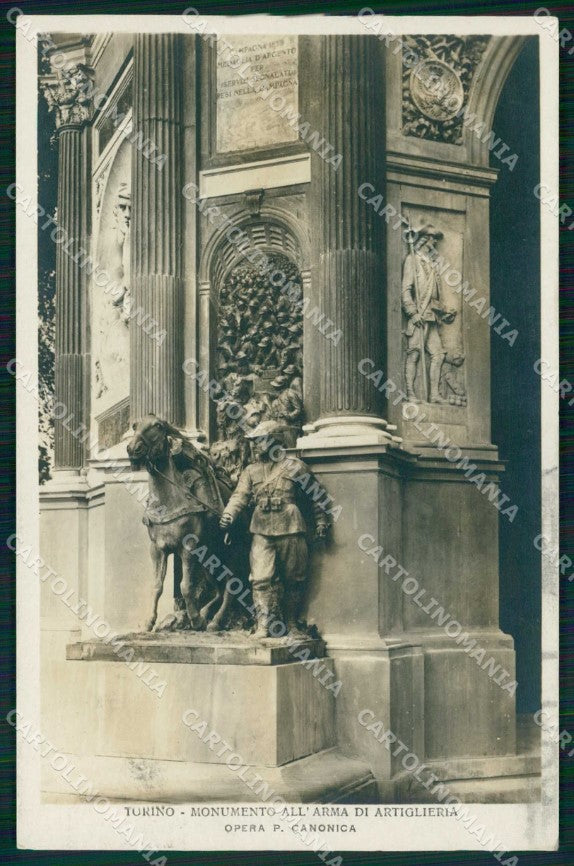 Torino Città Monumento Arma Artiglieria Montagna AlpiniFoto cartolina MZ6858 – fronte