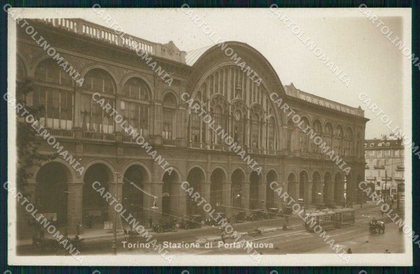 Torino Città Stazione Porta Nuova Tram Foto cartolina MZ6866 – fronte