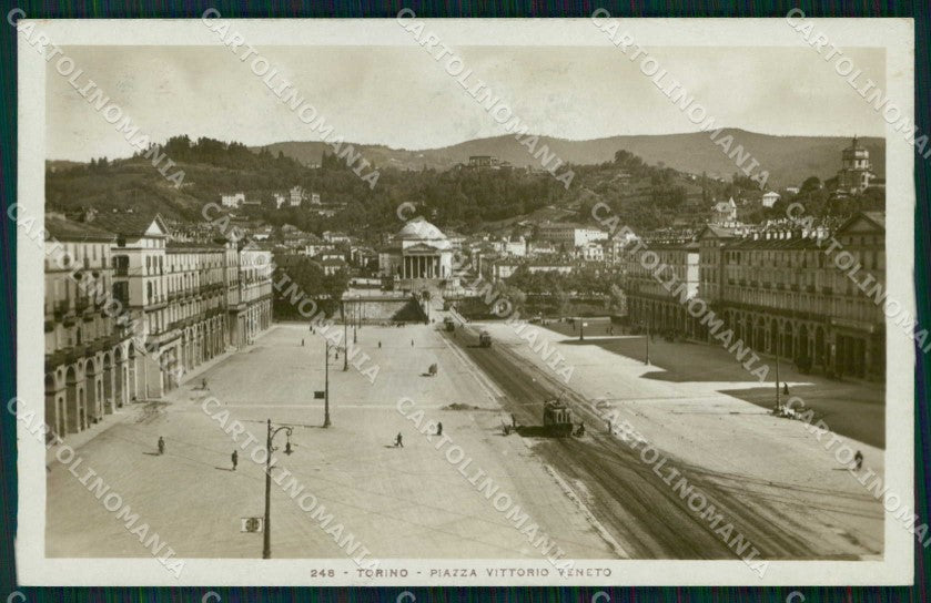 Torino Città Piazza Vittorio Veneto Tram Foto cartolina MZ6872 – fronte
