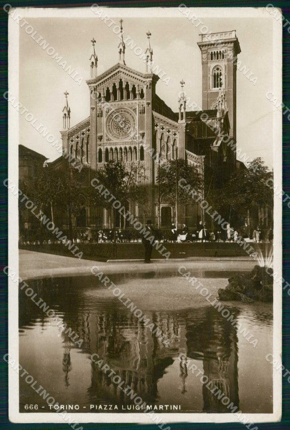 Torino Città Piazza Luigi Martini Foto cartolina MZ6876 – fronte