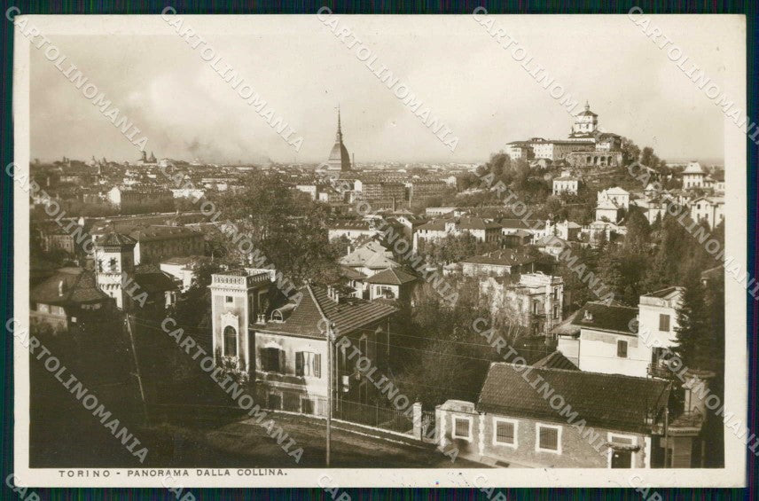 Torino Città Veduta dalla Collina Foto cartolina MZ6881 – fronte