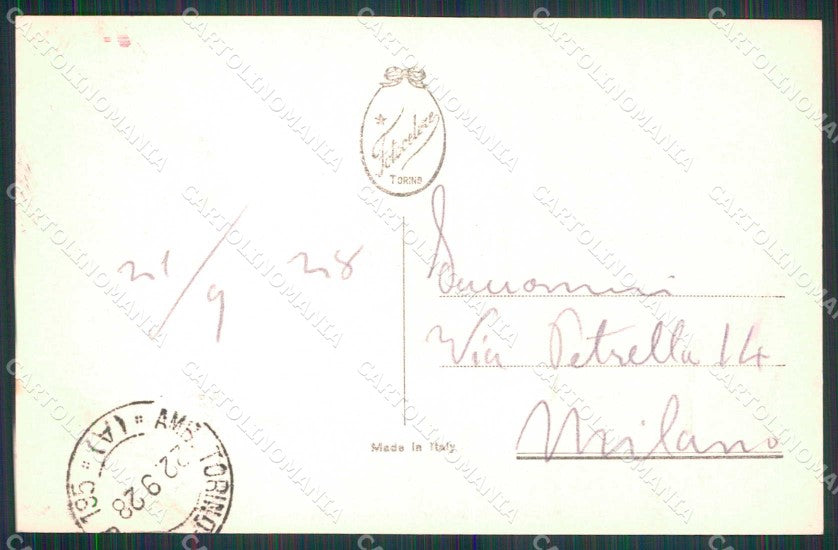 Torino Città Veduta dal Monte dei Cappuccini Foto cartolina MZ6882 – retro