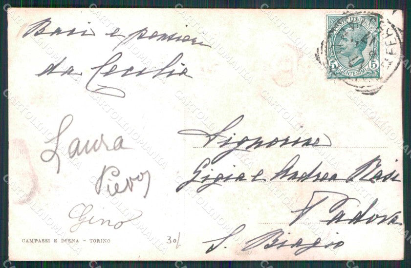 Torino Città Esposizione 1911 Savoia Foto cartolina MZ6888 – retro