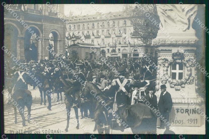 Torino Città Esposizione 1911 Savoia Militari Foto cartolina MZ6893 – fronte