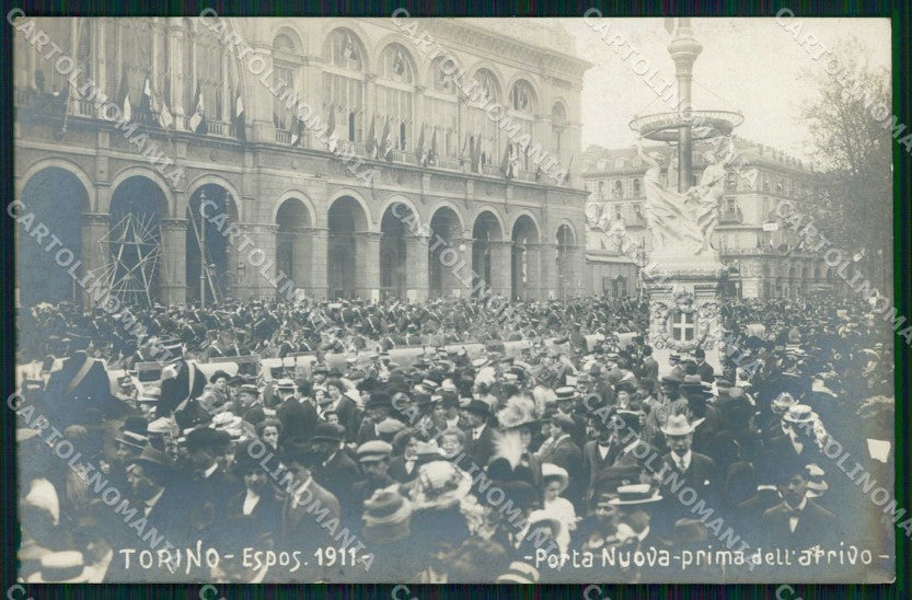 Torino Città Esposizione 1911 Porta Nuova Savoia Foto cartolina MZ6894 – fronte