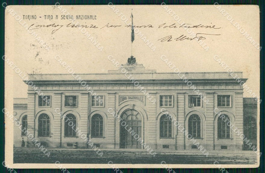 Torino Città Tiro a Segno Nazionale cartolina MZ6956 – fronte