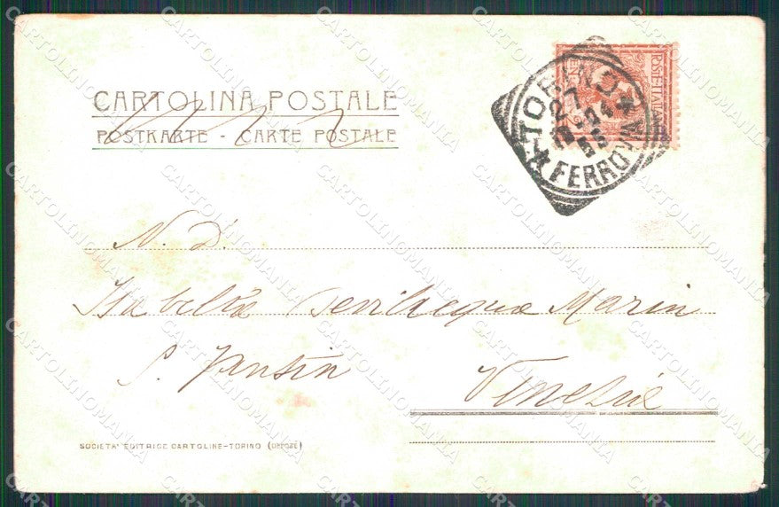 Torino Città Tiro a Segno Nazionale cartolina MZ6956 – retro