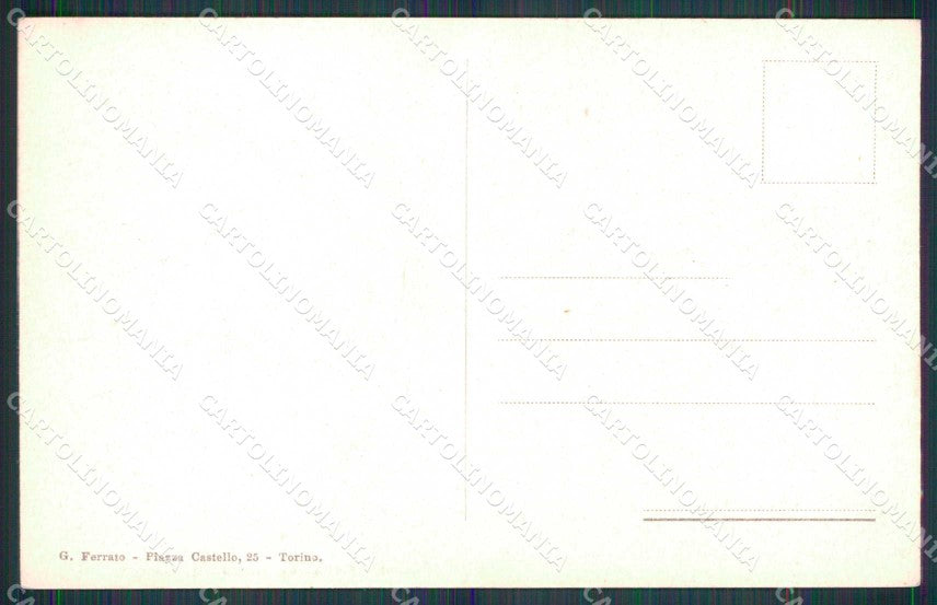 Torino Città Palazzo Della Valle cartolina MZ6965 – retro