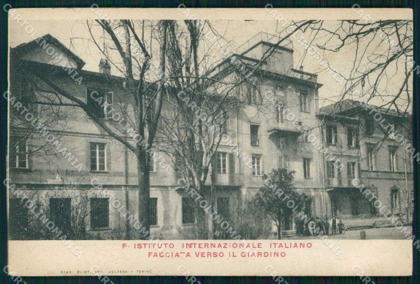 Torino Città Istituto Internazionale Italiano Verso Giardino cartolina MZ6970 – fronte