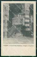Torino Città Chiesa San Dalmazzo Pulpito Cosmatesco cartolina MZ6982 – fronte