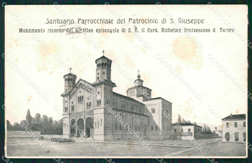 Torino Città Santuario Parrocchiale Patrocinio San Giuseppe cartolina MZ6990 – fronte