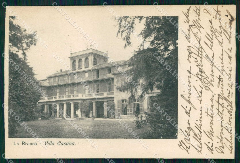Torino Città Riviera Villa Casana cartolina MZ6991 – fronte