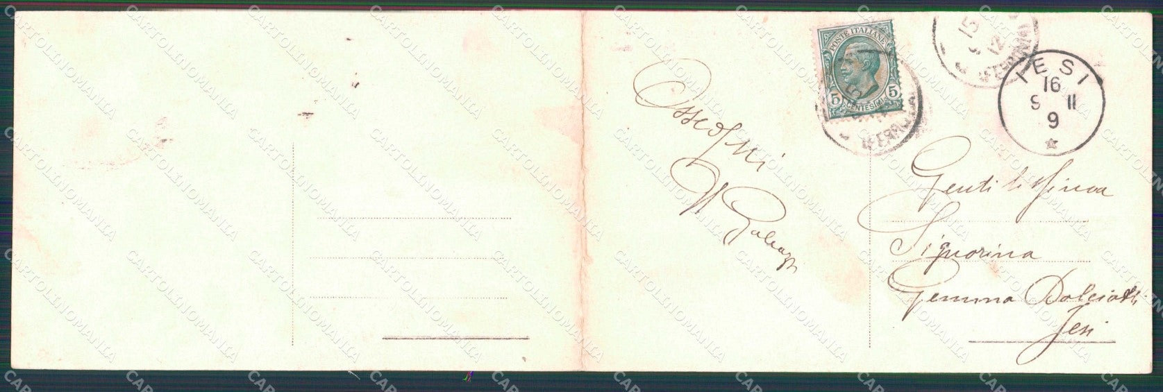 Torino Città Case Popolari Padri di Numerosa Famiglia Doppia cartolina MZ6993 – retro