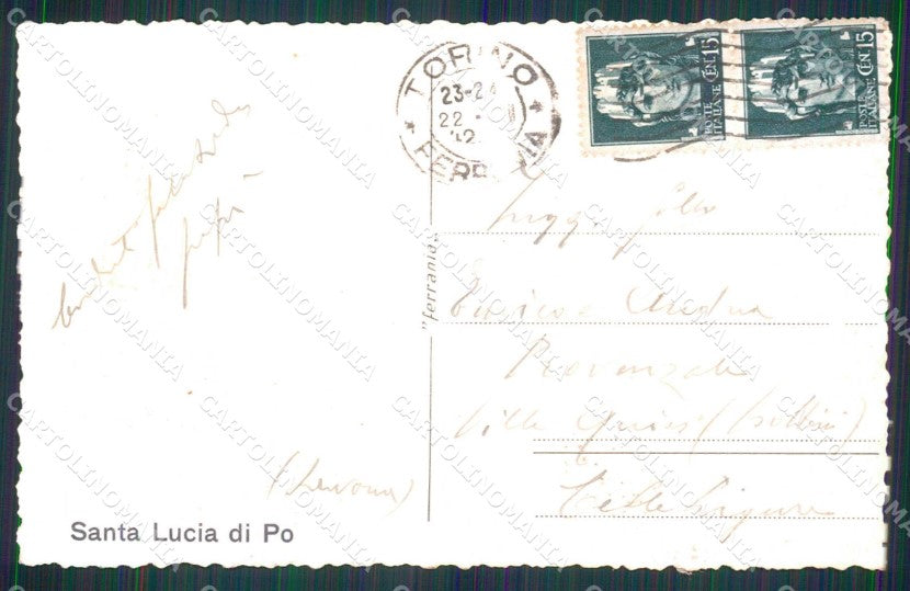 Torino Città Santa Lucia di Po Foto cartolina MZ7002 – retro