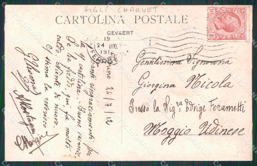 Torino Città Figli Charvet Carbone Coke Via Nizza ? Foto cartolina MZ7019 – retro