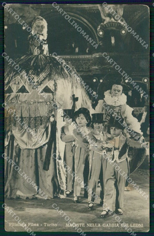 Torino Città Maciste nella Gabbia dei Leoni Cinema Foto cartolina MZ7025 – fronte