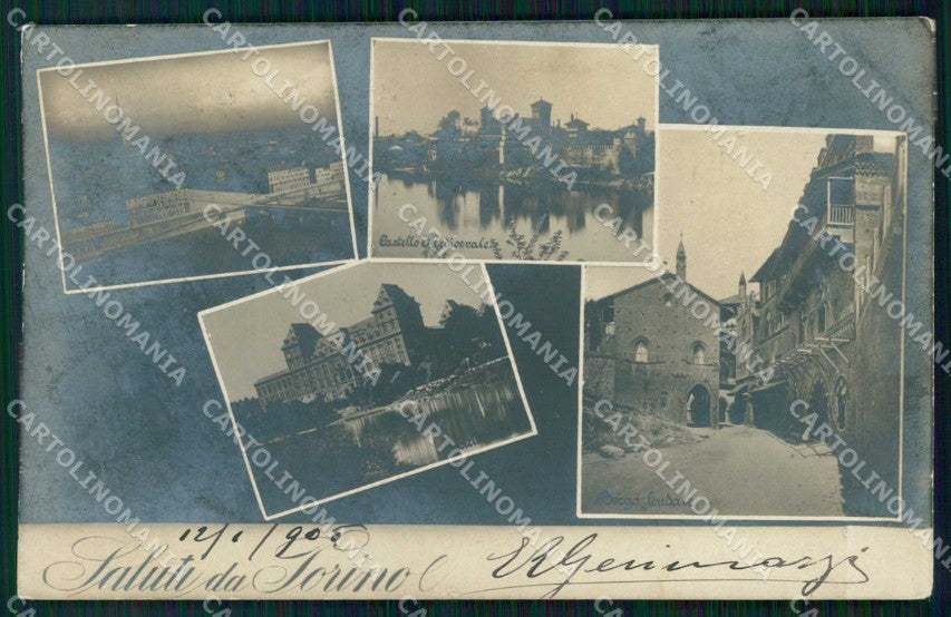 Torino Città Saluti da Foto cartolina MZ7032 – fronte