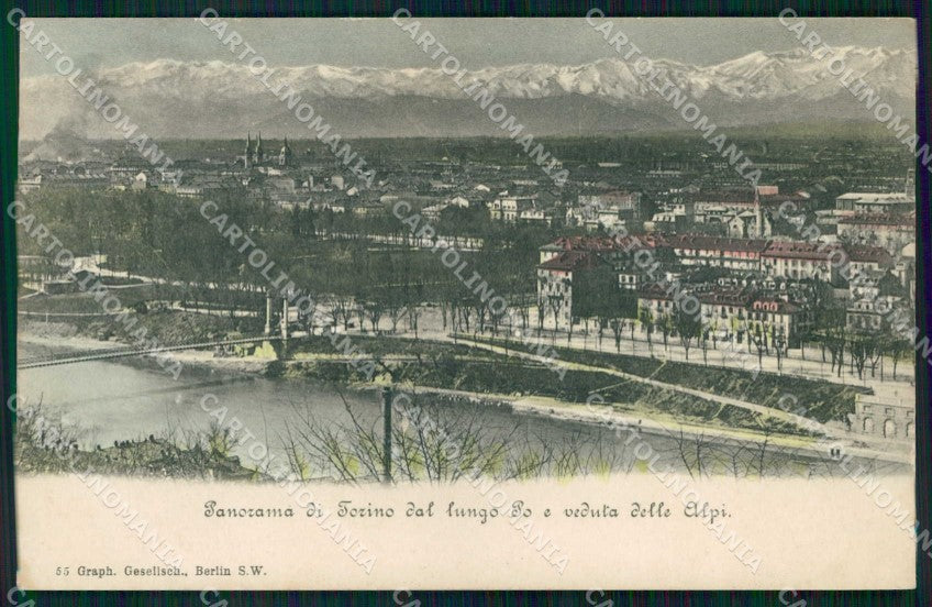 Torino Città Panorama cartolina MZ7035 – fronte