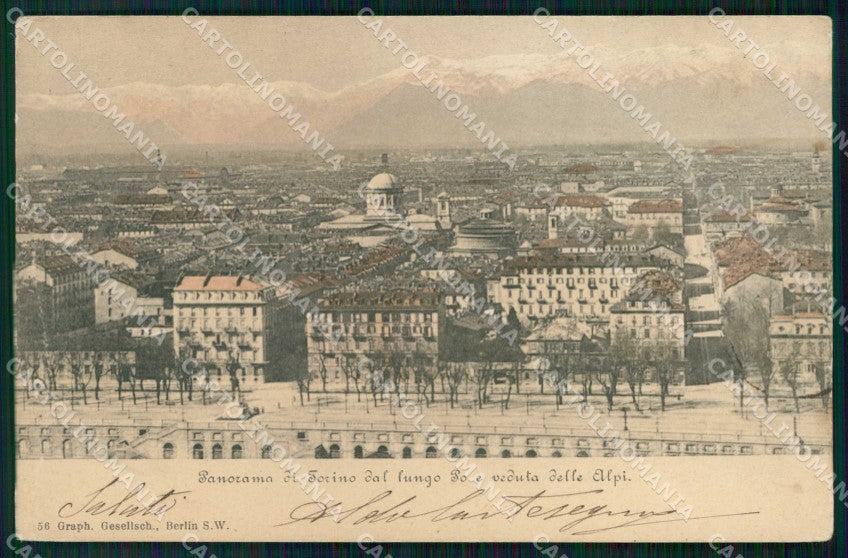 Torino Città Panorama cartolina MZ7045 – fronte